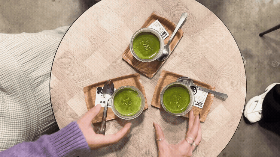 Getting Matcha with Friends at Regulars