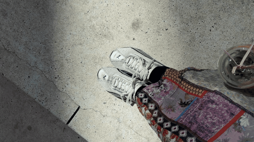 My Puma Hstreet shoes and a Matcha from naau